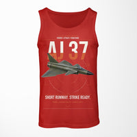 Thumbnail for Saab AJ 37 Viggen design on red tank top