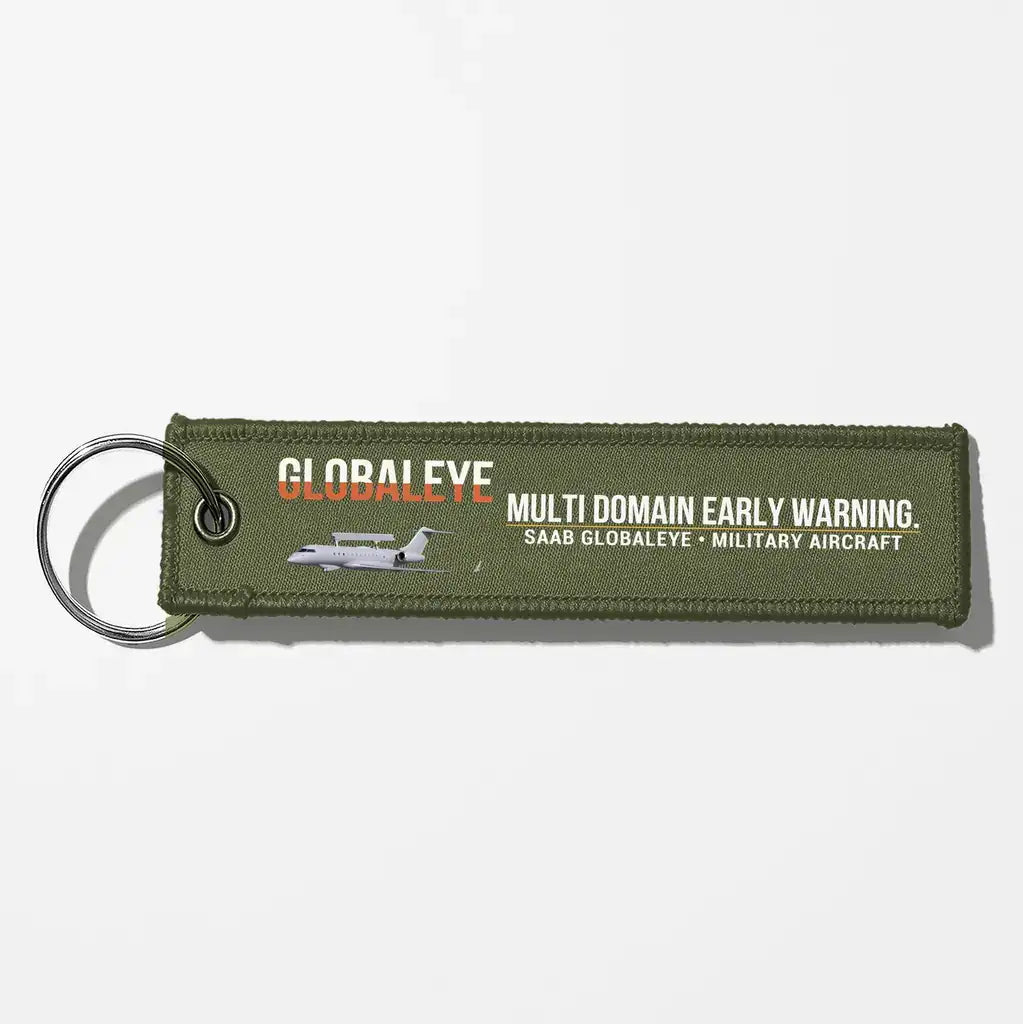 Saab GlobalEye Aviator Key Chains - Green Army