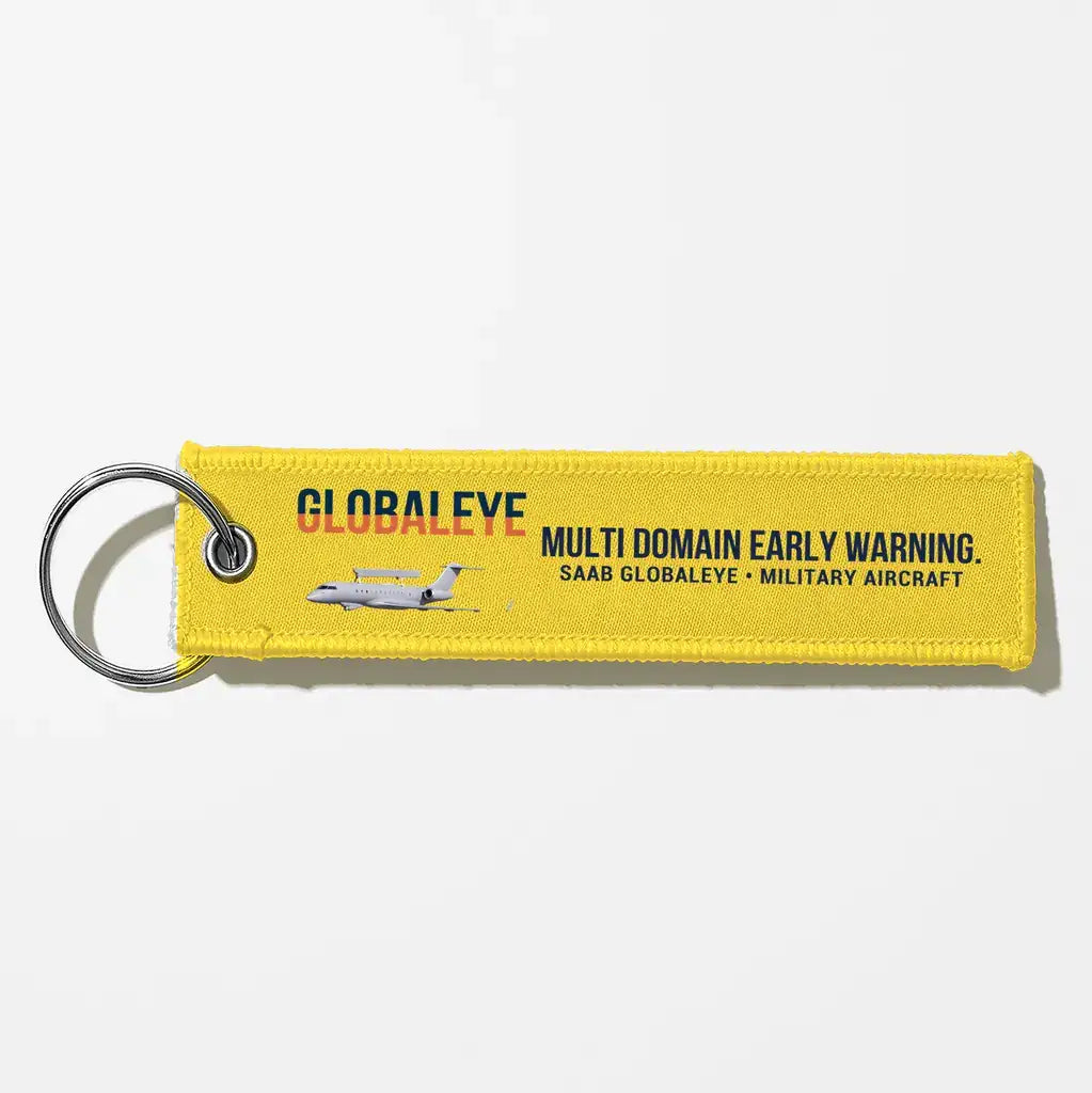 Saab GlobalEye Aviator Key Chains - Yellow