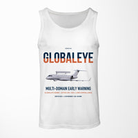 Thumbnail for Saab GlobalEye design on white tank top