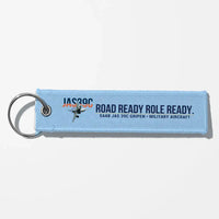 Thumbnail for Saab JAS 39C Gripen Aviator Key Chains - Light Blue