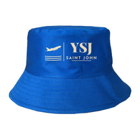 Thumbnail for Saint John Airport (YSJ) summer hat - blue