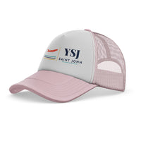 Thumbnail for Saint John Airport (YSJ) trucker cap - light pink