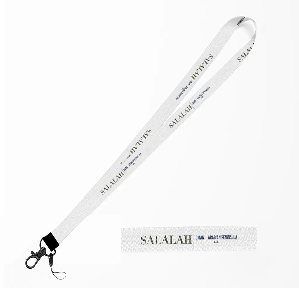 Salalah City Series lanyard - white