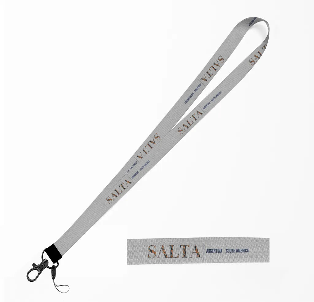 Salta City Series lanyard - light gray