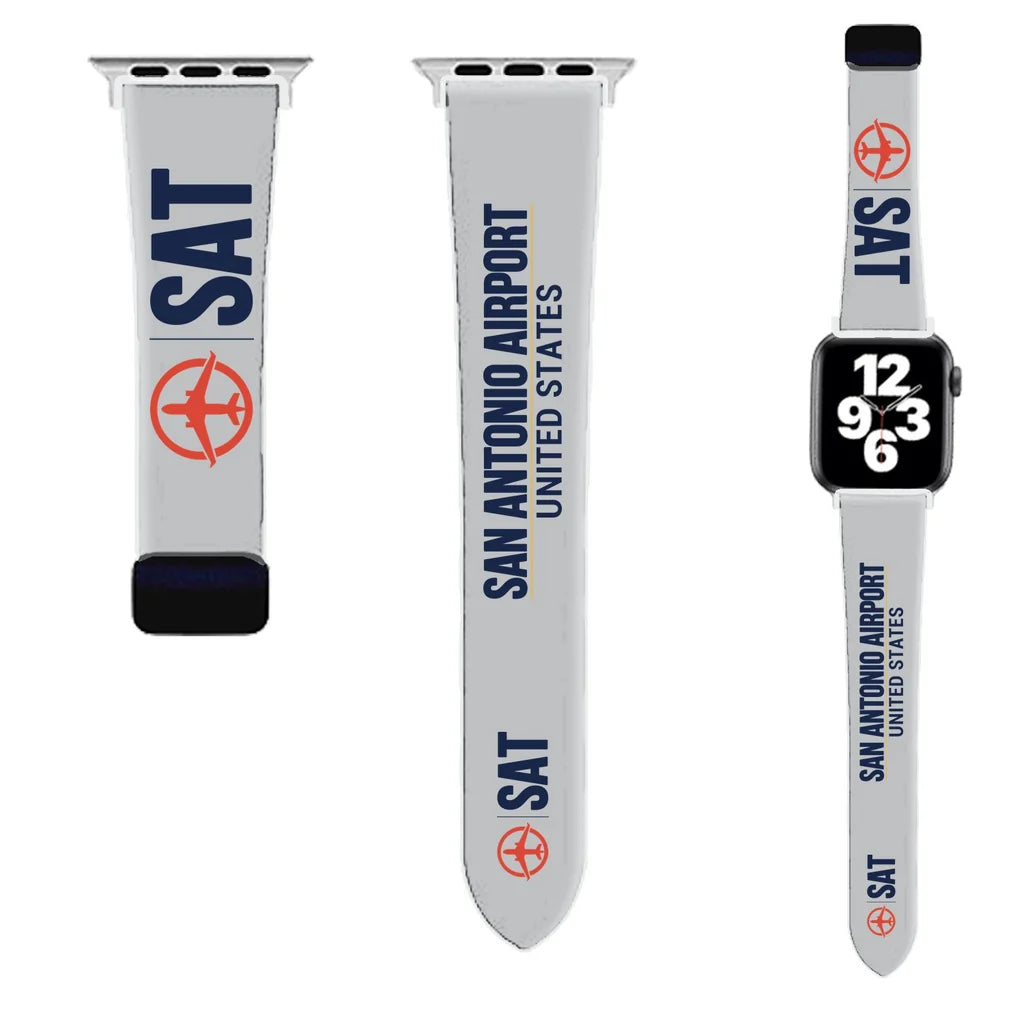 WBV6 | San Antonio International Airport SAT | Light Gray (Magnetic Band)