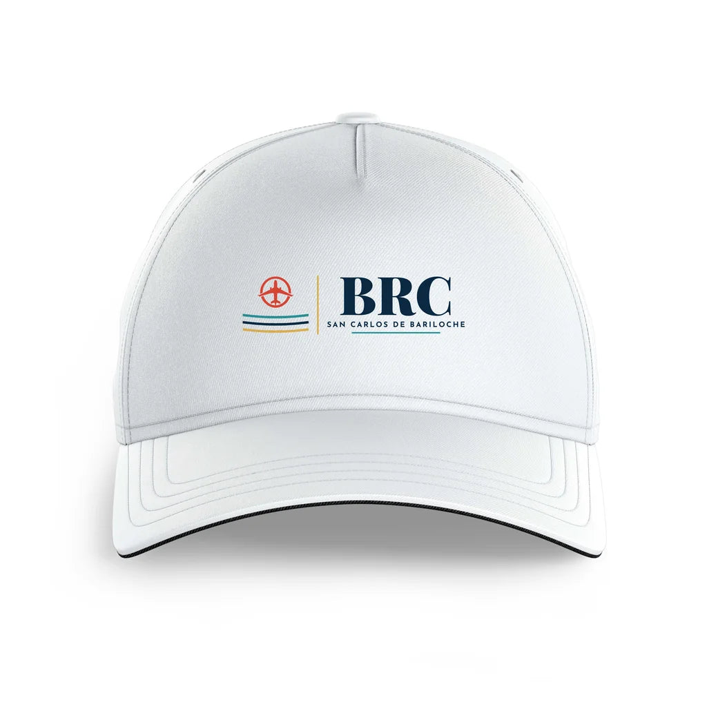 San Carlos de Bariloche Airport (BRC) printed hat - white
