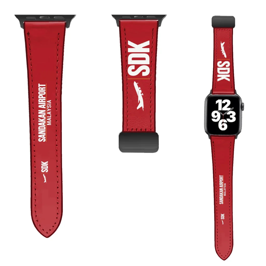 WBV6 | Sandakan Airport SDK | Leather - Red