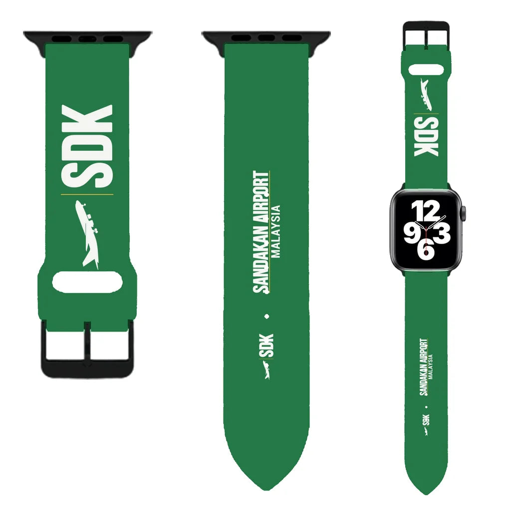 WBV6 | Sandakan Airport SDK | Green (Metal Buckle)