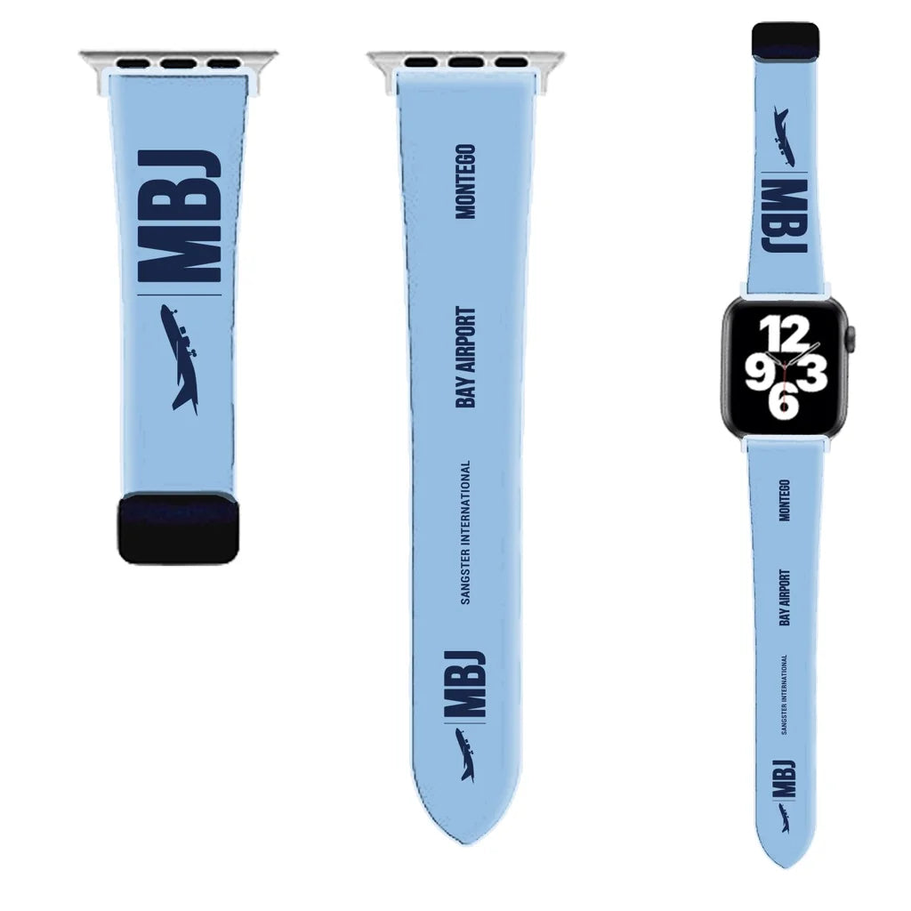 WBV6 | Sangster International Airport MBJ — Montego Bay | Light Blue (Magnetic Band)