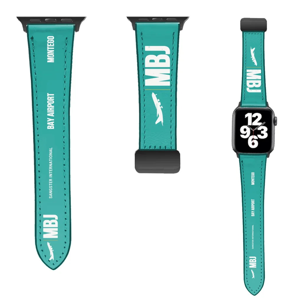 WBV6 | Sangster International Airport MBJ — Montego Bay | Leather - Turquoise