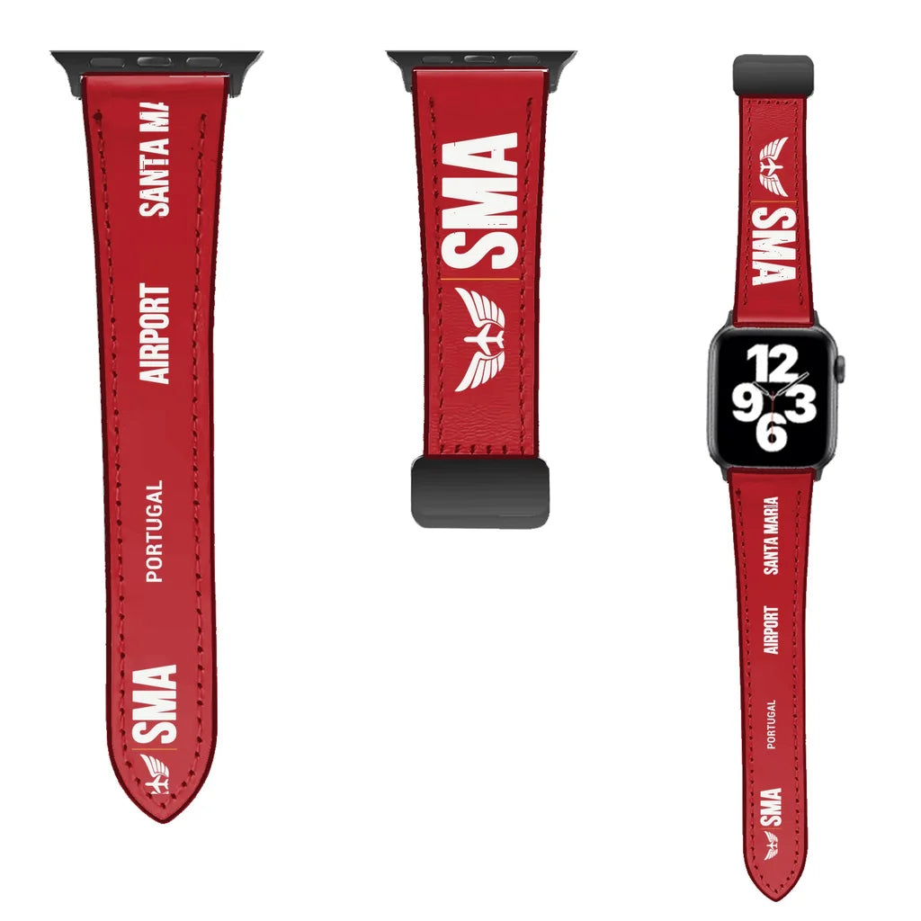 WBV6 | Santa Maria Airport SMA | Leather - Red
