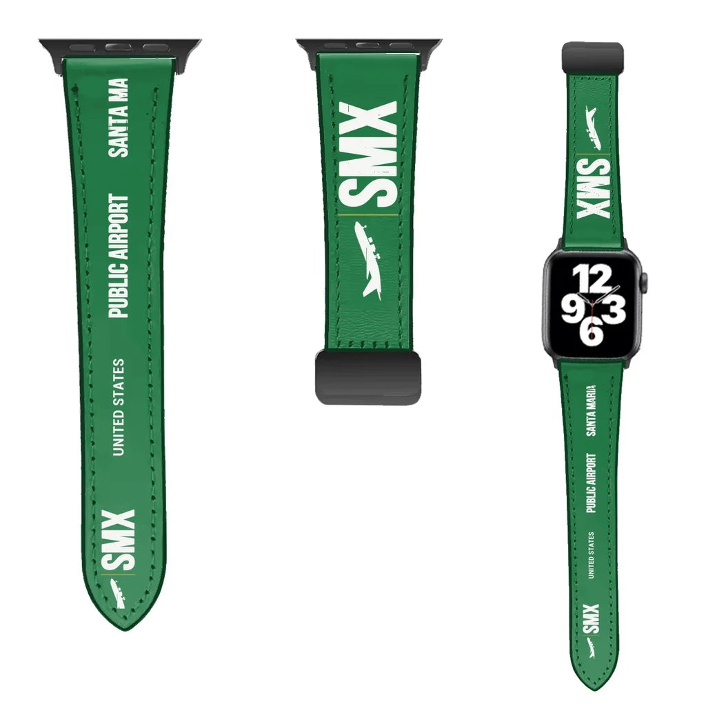 WBV6 | Santa Maria Public Airport SMX | Leather - Green