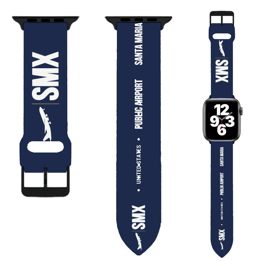 WBV6 | Santa Maria Public Airport SMX | Navy Blue (Metal Buckle)