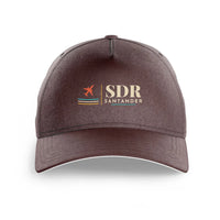 Thumbnail for Santander Airport (SDR) printed hat - brown