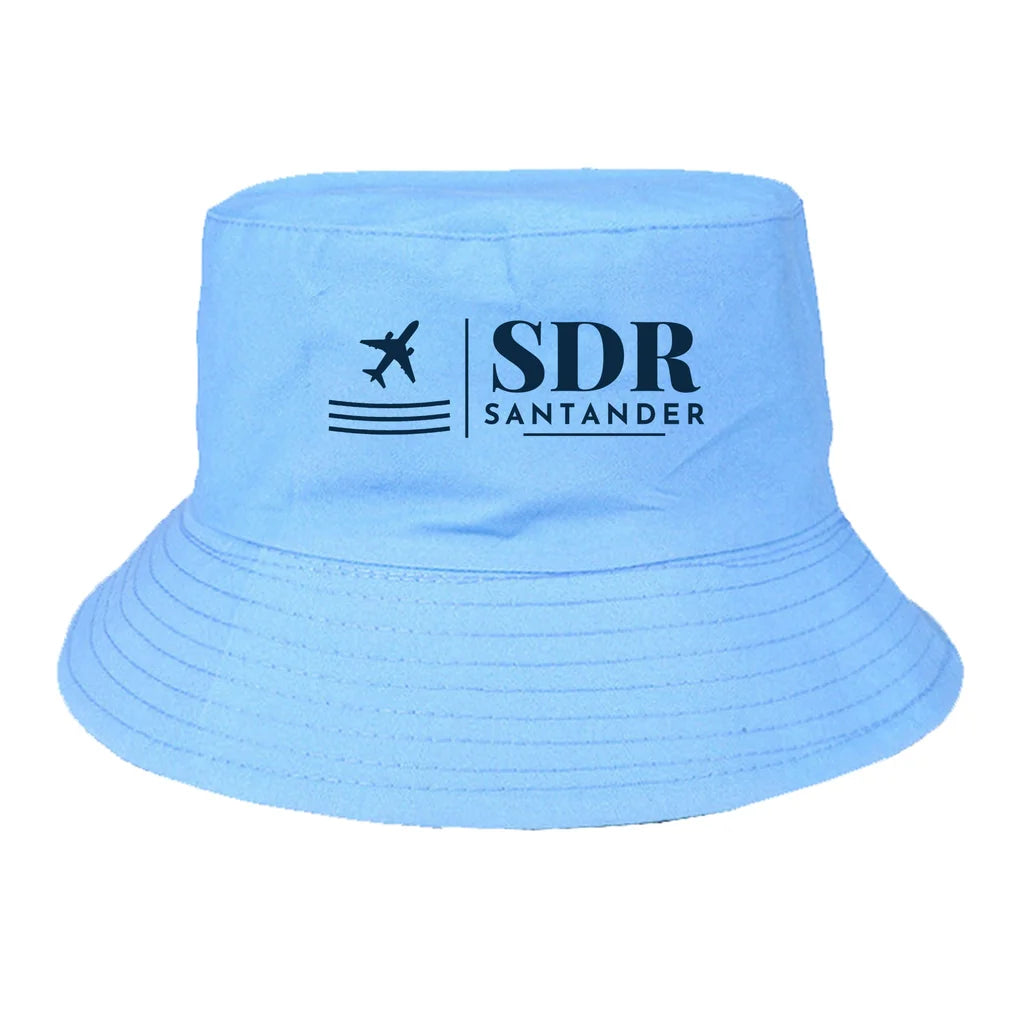 Santander Airport (SDR) summer hat - light blue