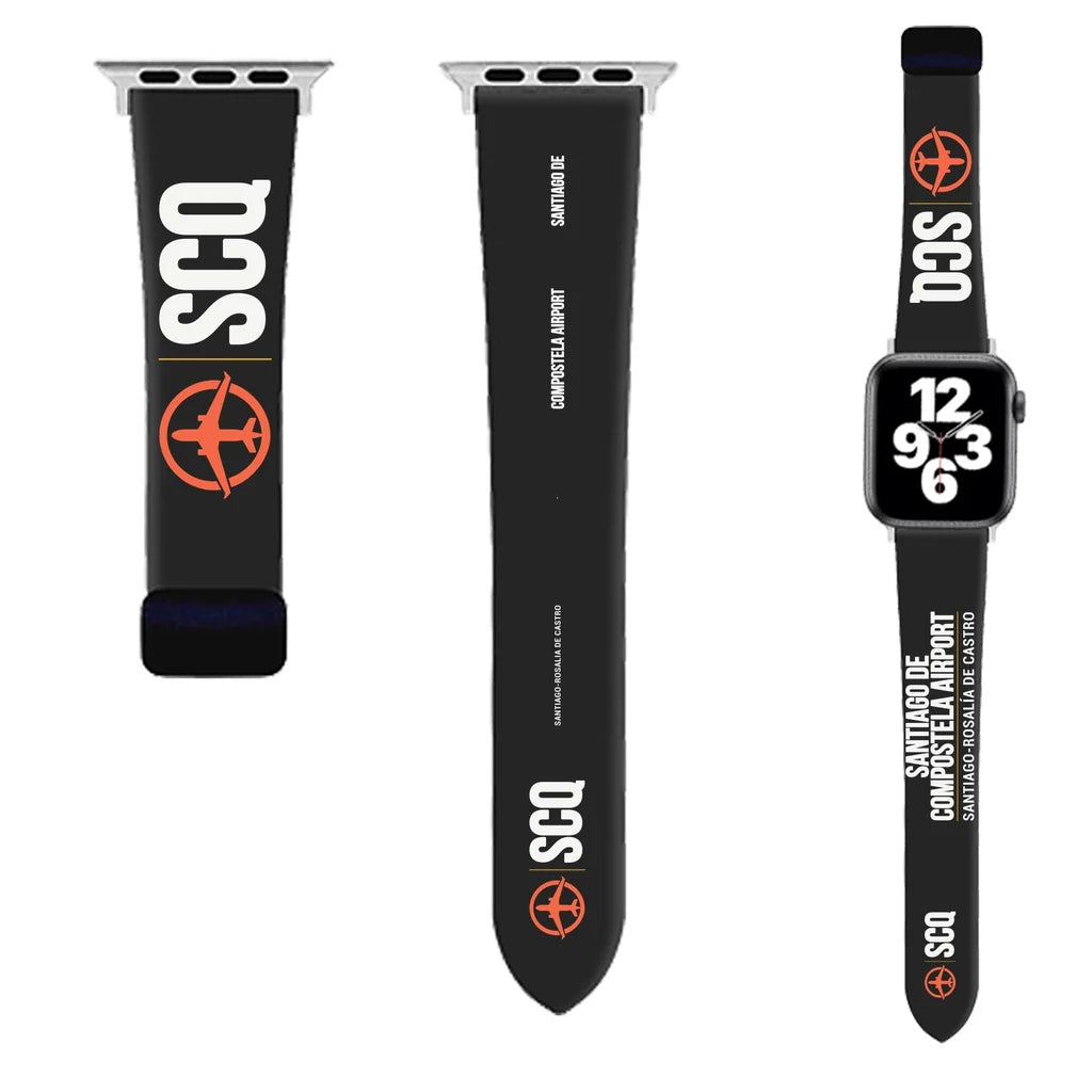 WBV6 | Santiago de Compostela Airport SCQ | Black (Magnetic Band)