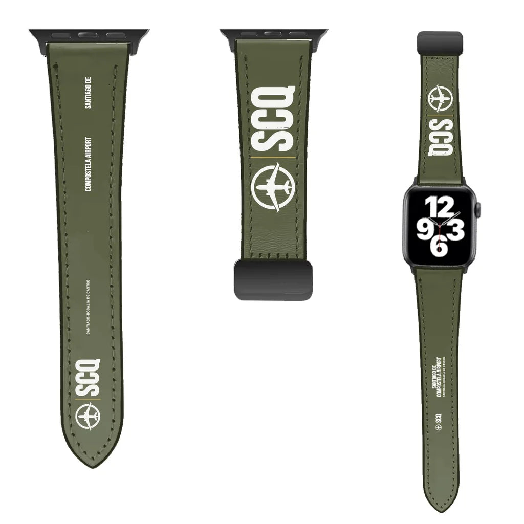 WBV6 | Santiago de Compostela Airport SCQ | Leather - Green Army