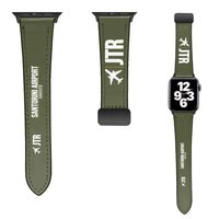 Thumbnail for WBV6 | Santorini Airport JTR - Caldera Pumice Glow | Leather - Green Army