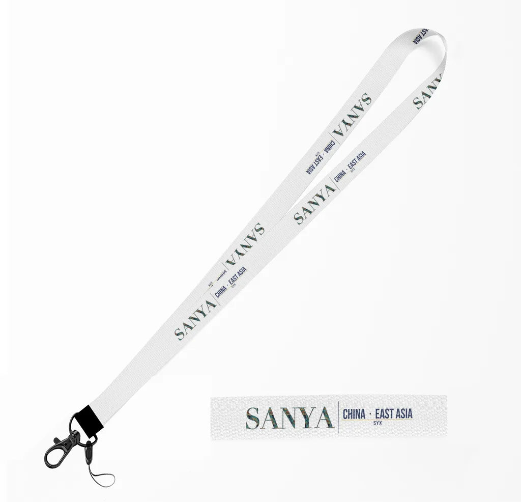 Sanya City Series lanyard - white