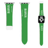 Thumbnail for Saudi Arabia Flag Designed Soft Silicone Apple Watch Bands
