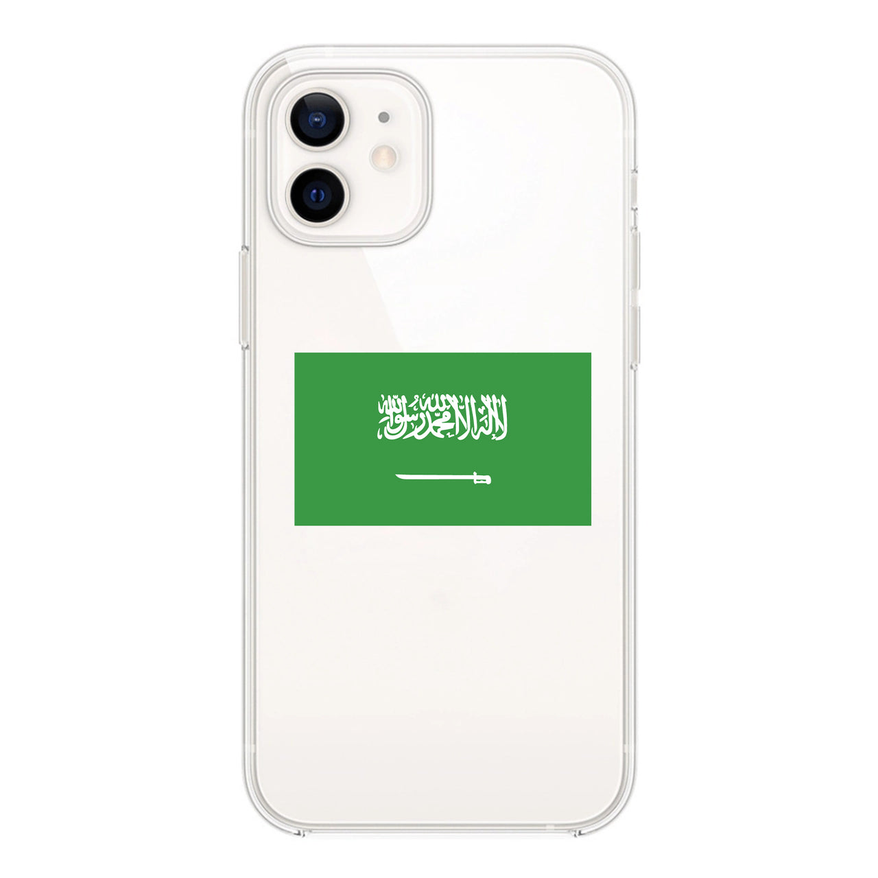 Saudi Arabia Designed Transparent Silicone iPhone Cases