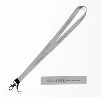 Thumbnail for Saugatuck City Series lanyard - light gray