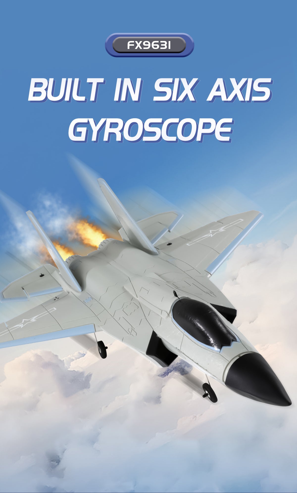 Thelink FX9631 RC Plane 2.4G 4Channels Airplane J-35 Remote Control