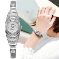 Thumbnail for Elegant Women Watches Fashion Rhinestone Ladies Quartz Watch Bracelet Wristwatches