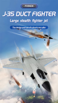 Thumbnail for Thelink FX9631 RC Plane 2.4G 4Channels Airplane J-35 Remote Control