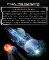 Thumbnail for Digital Military Waterproof 50M Sport Wristwatches Solar Men's Watch