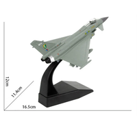 Thumbnail for British Air EF2000 Eurofighter Typhoon Fighter Airplane Mode (1/100 Scale)
