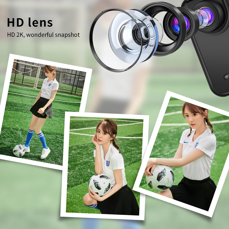 Waterproof 2K Thumb-Size Action Camera with 1.47″ HD Screen, Moto Mount