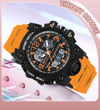 Thumbnail for Waterproof Shock Sports Military Quartz Watch For Male Digital Wristwatch