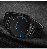 Thumbnail for Minimalist Mens Fashion Ultra Thin Watches Simple Men Business Mesh Belt Quartz Wrist Watch