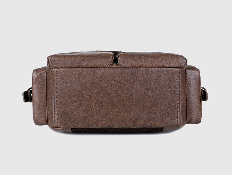 Fashion Vintage PU Leather Men's Backpack