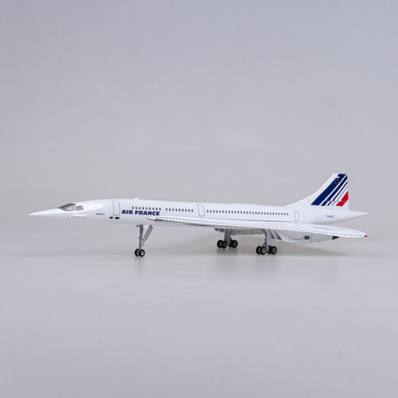 Air France Airline Concorde Airplane Model (1/125 Scale 50CM)