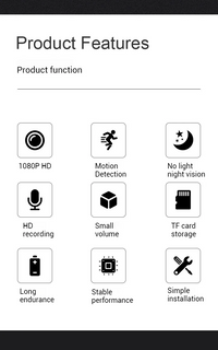 Thumbnail for 1080P HD Mini Pocket Pen Camera (Body Video Recorder/DVR Cam) With 16GB card