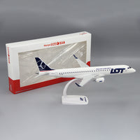 Thumbnail for LOT Polish Air E195 E-195 Airplane Model (1/100 Scale)