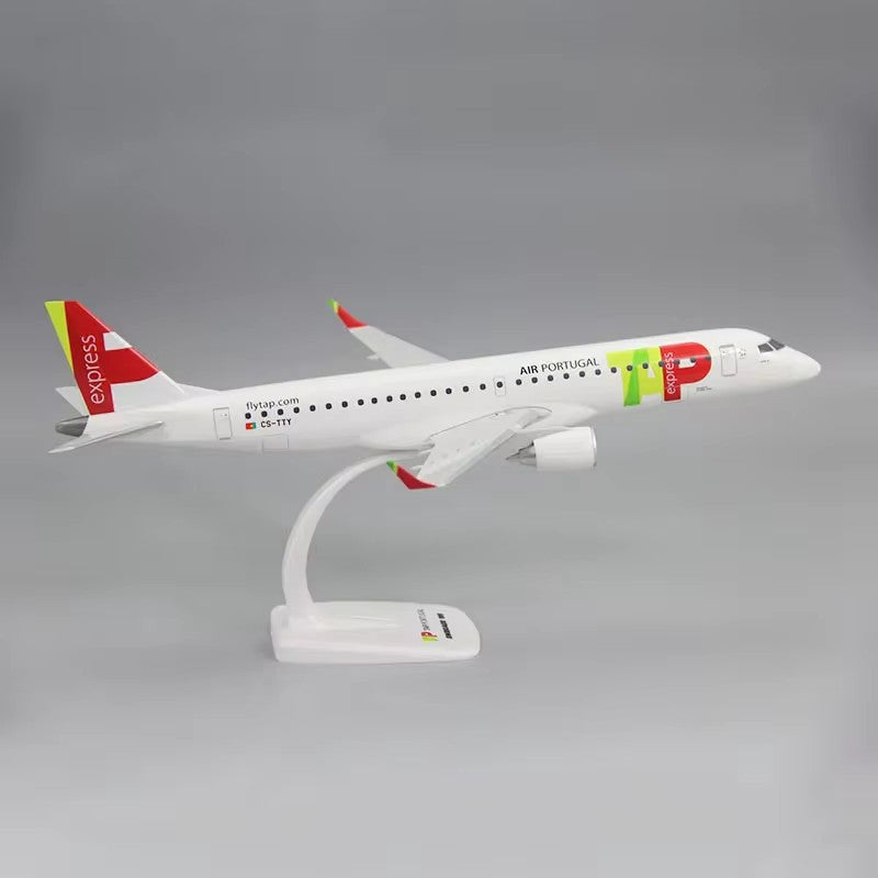 Portugal Airlines E195  E-195  Airplane Model (1/100 Scale)