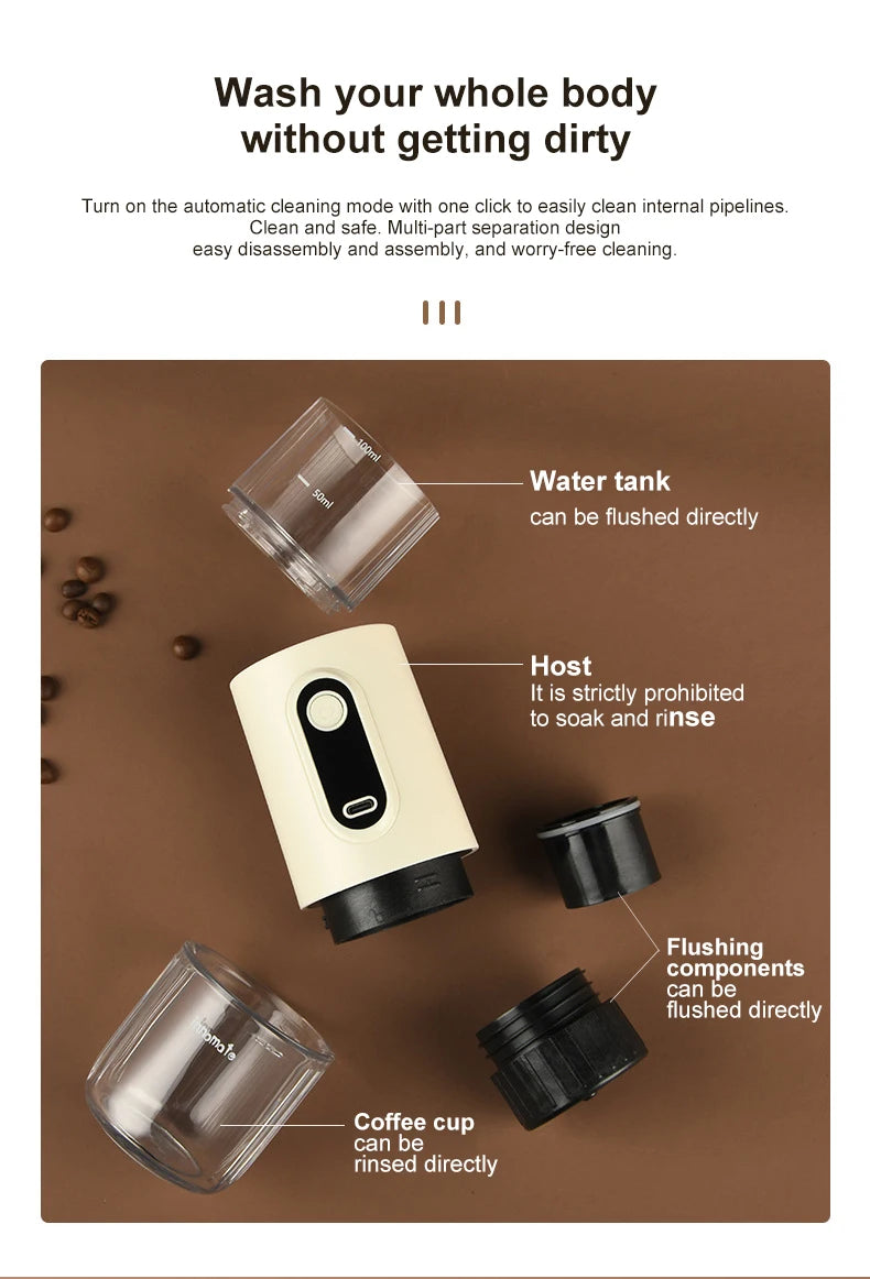 Wireless Small Portable Italian Coffee Machine