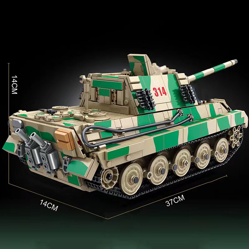 1974PCS Jagdtiger Heavy tank Model - view 5