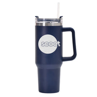 Thumbnail for Scoot Airlines Designed 40oz Stainless Steel Car Mug With Holder