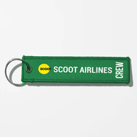 Thumbnail for Scoot Airlines Crew & Staff Tag Key Chains - Green - Crew