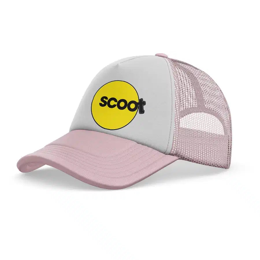 Scoot Airlines trucker cap - light pink