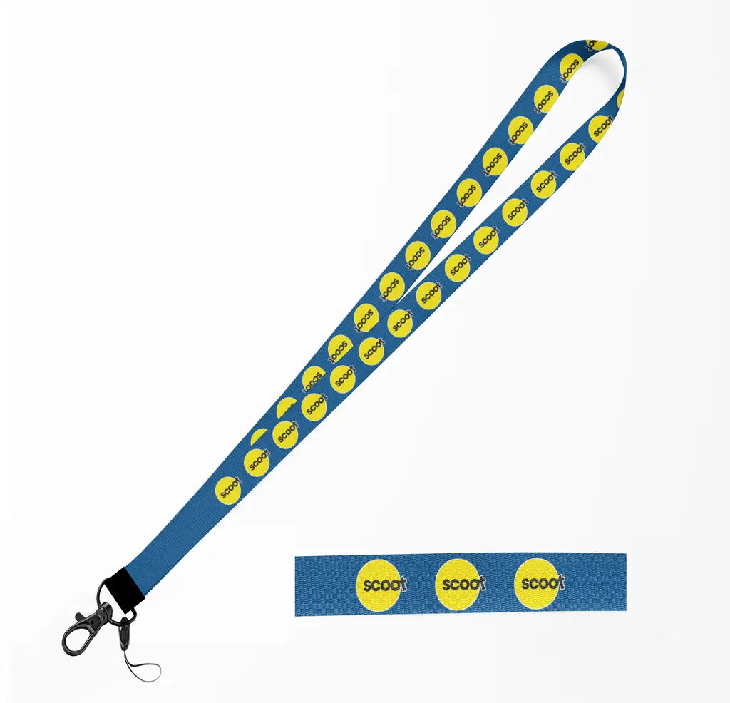 Scoot Airlines lanyard - blue