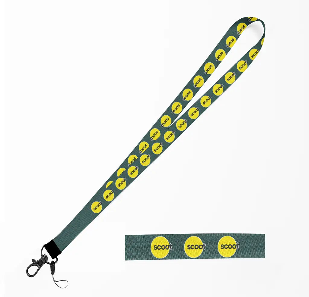 Scoot Airlines lanyard - dark green