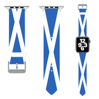 Thumbnail for Scotland Flag Designed Soft Silicone Apple Watch Bands
