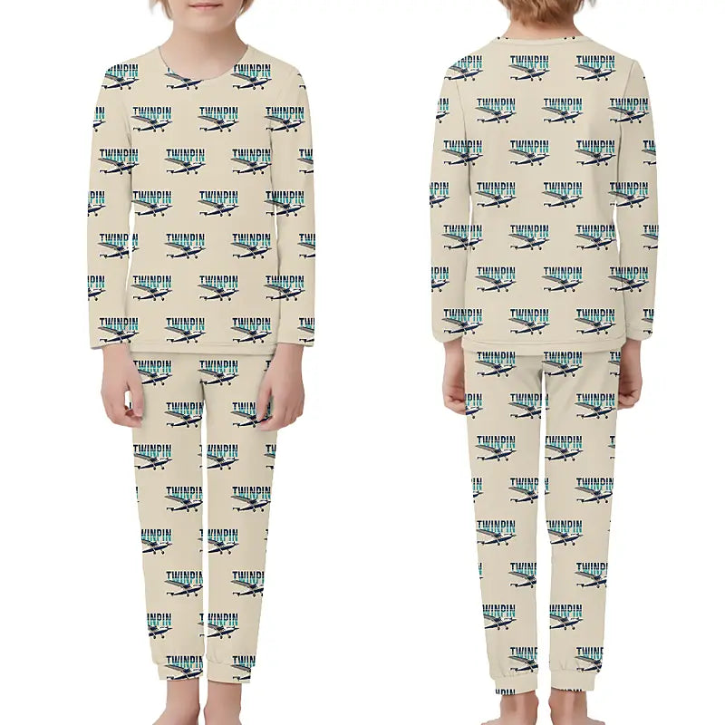 Scottish Aviation Twin Pioneer Series 3 - Children Pajamas - Original Pattern - Beige