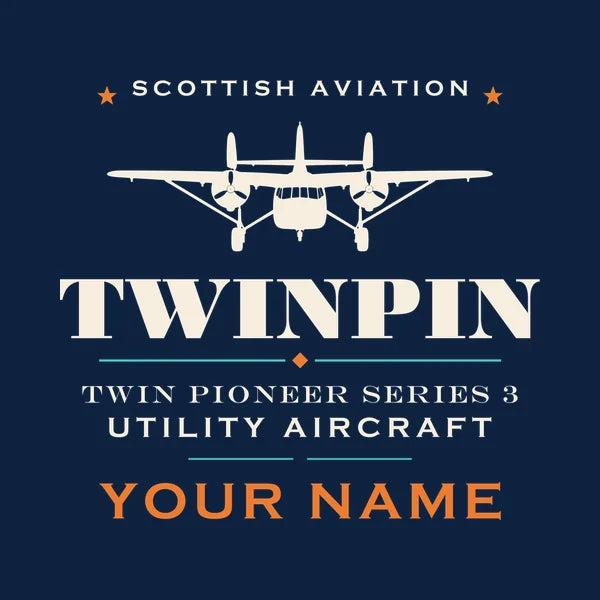 Scottish Aviation Twin Pioneer Series 3 - Heritage + Name - Card